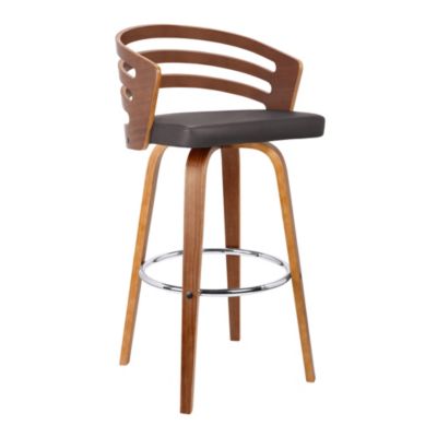 Armen Living - Jayden 30" Swivel Barstool, Quick Ship