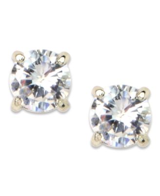 Anne Klein - Gold-Tone Crystal Stud Earrings