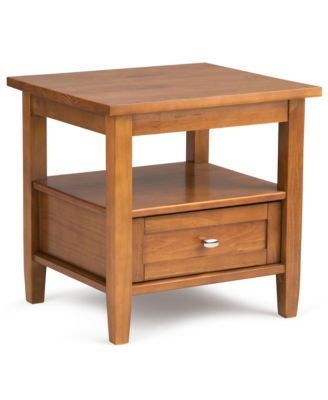 Simpli Home - Warm Shaker End Table