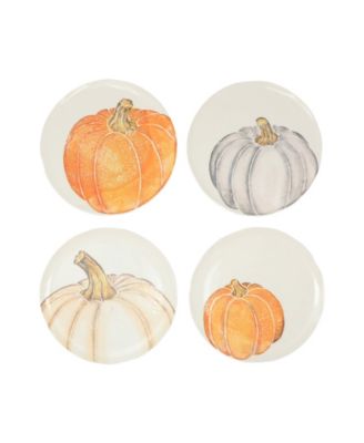 Pumpkins Assorted Salad Plates - Set of 4 image