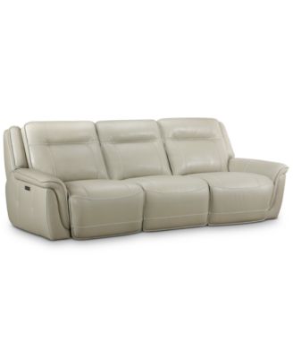 Furniture - Lenardo 3-Pc. Leather Sofa with 2 Power Motion Recliners
