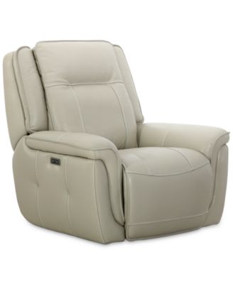 Macy's - Lenardo 42" Leather Power Recliner