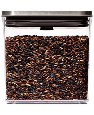 Steel POP Rectangle Short 1.7-Qt. Food Storage Container image