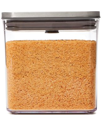 Steel POP Big Square Short 1.1-Qt. Food Storage Container image