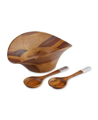 Ripple Salad Bowl with Servers image