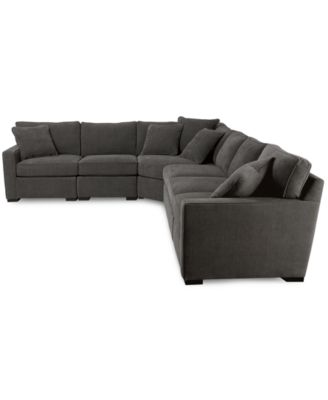 Furniture - Radley 5-Piece Fabric Modular Sectional Sofa