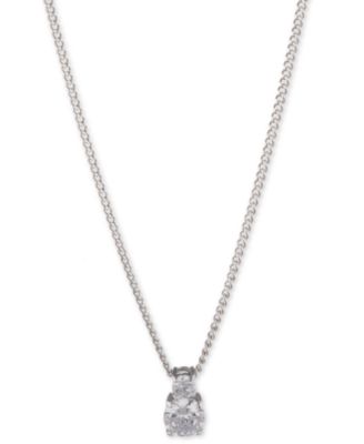 Givenchy - Rose Gold and Silk Crystal Pendant Necklace