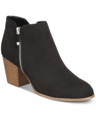 Style & Co - Masrinaa Block-Heel Ankle Booties