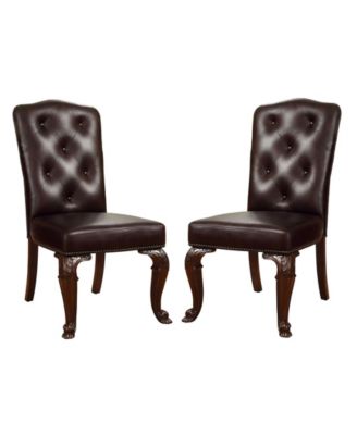 Furniture of America - Ramsaran Side Chair (Set Of 2), Quick Ship