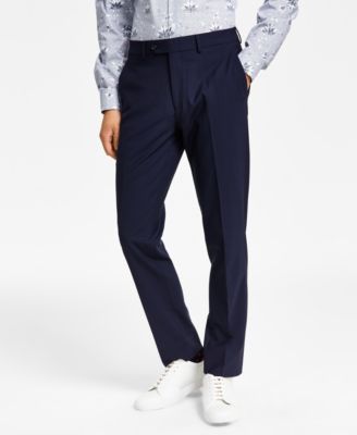 Men's Slim-Fit Wool Suit Pants, Created for Macy's  image