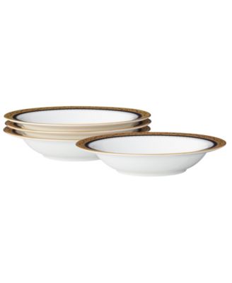 Odessa Cobalt Gold Set of 4 Fruit Bowls, 6", 5 oz. image