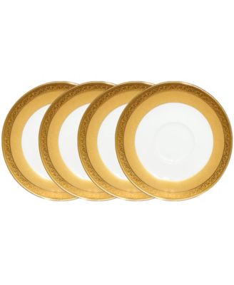 Summit Gold Set of 4 Saucers, 6" image