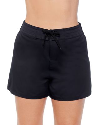 Island Escape - Plus Size Beach Board Shorts