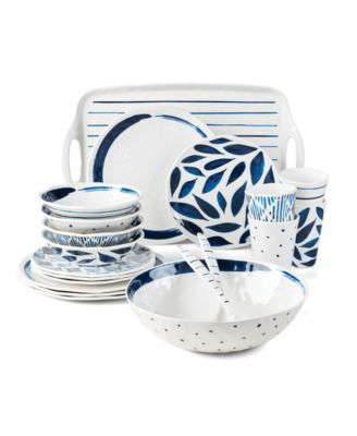Blue Bay Melamine 20-Piece Dinnerware Set, Service for 4 image