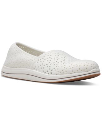 Clarks - Women's Cloudsteppers Breeze Emily Perforated Loafer Flats