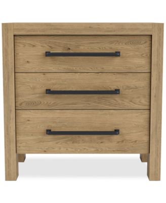 Macy's - Davie 3-Drawer Nightstand