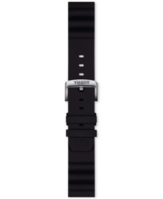 Tissot - Official Interchangeable Black Silicone Watch Strap