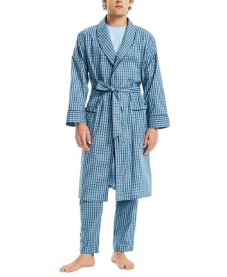 Nautica - Men's Woven Plaid Robe