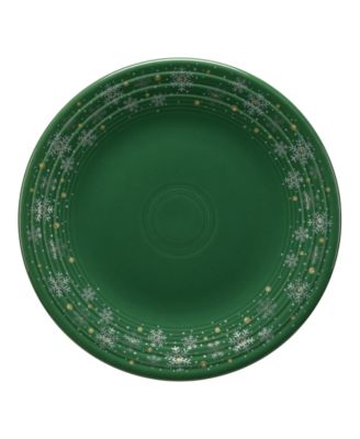 Jade Snowflake Luncheon Plate image
