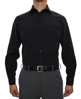 NOBLESON - Men's Classic-Fit Solid Dress Shirt