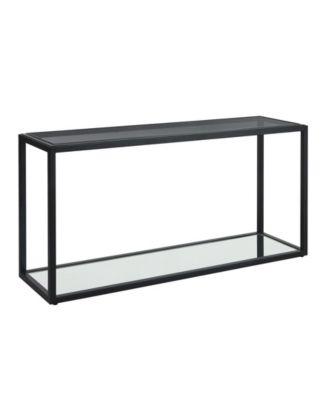 Ellis 60" Glass and Metal Console Table image