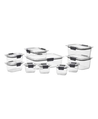 Rubbermaid - Brilliance 20-Pc. Container Set
