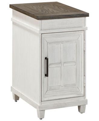 Dawnwood 24" Wood Chairside Table, Created for Macy's image