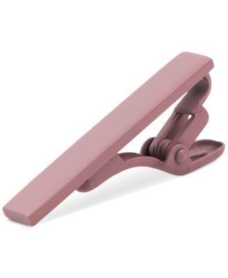 ConStruct - Men's Ceremony Solid Rose Quartz Tie Bar