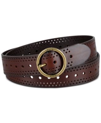 Levi's - Women's Adjustable Laser Cut Leather Belt