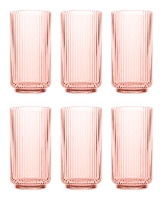 Mesa Jumbo Cobalt Glasses, Set of 6 image