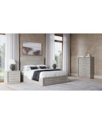 Tivie 3pc Bedroom Set (King Storage Bed + Chest + Nightstand), Created for Macy's image