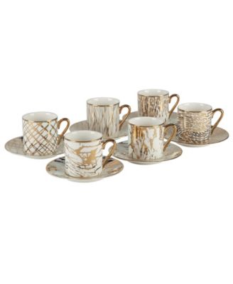 Matrix Espresso Cups & Saucers Set, Service for 6 image