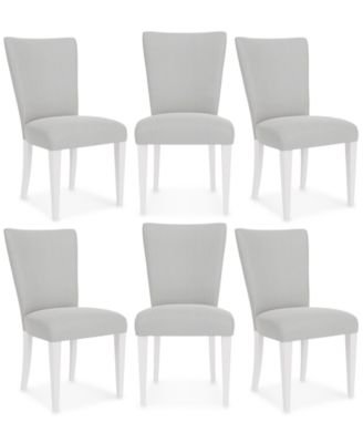 CLOSEOUT! Catriona 6 Pc. Upholstered Side Chair Set, Created for Macy's image