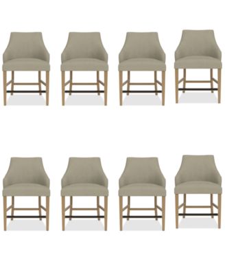 CLOSEOUT! Nelin 8pc Counter Height Chair Set image