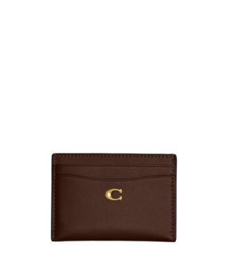 COACH - Essential Polished Pebble Leather Card Case