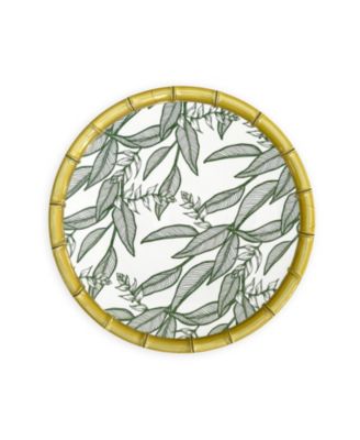 Zen Bamboo Leaf Dinner Plates, Set of 4 image