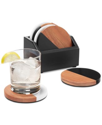 The Cellar - 6-Pc. Coasters & Holder Set