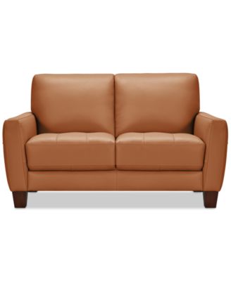 Macy's - Galligher 59" Leather Loveseat