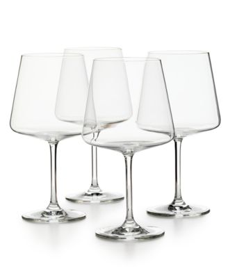 Flur Red Wine Glasses, Set of 4, Exclusively at Macy’s image