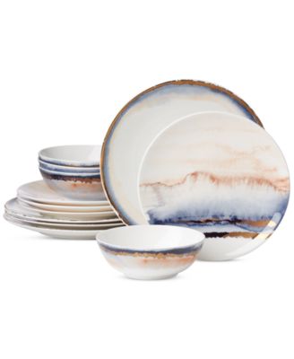 Macy's - Summer Radiance 12-Piece Dinnerware Set, Service for 4
