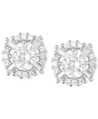 Anne Klein - Elevated Crystal Round Stud Earrings