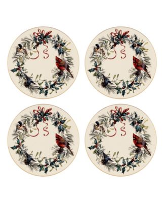 Winter Greetings Salad Plates, Set of 4 image