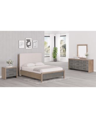 CLOSEOUT! Portmore 3pc California King Set (Upholstered Bed, Dresser & 2-Drawer Nightstand with soft close drawers), Created for Macy's image
