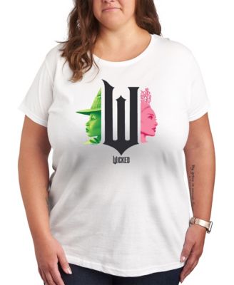 Hybrid Apparel - Wicked Elphaba Glinda Plus Size Graphic Tee