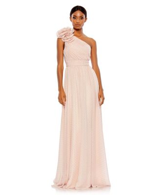 Mac Duggal - Women's Ruffled Asymmetric Gown