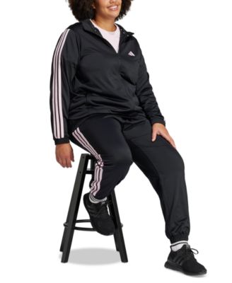 adidas - Plus Size Essentials Tricot Three Stripes Track Jacket