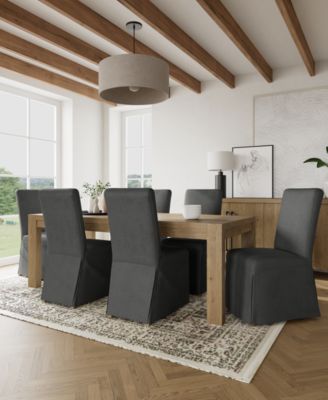 Furniture - 7pc Dining Set (Davie Rectangular Table & 6 Estby Chairs)