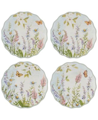 Easter Meadow Canape Plates, Set of 4 image
