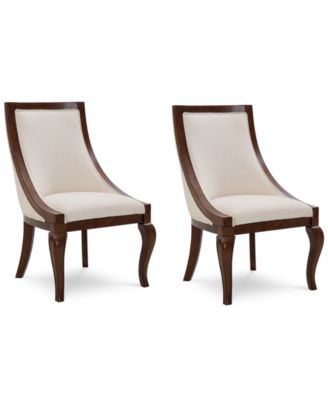 Nelman 2-Pc. Dining Host Chair Set, Created for Macy's image