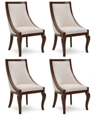 Macy's - Nelman 4-Pc. Dining Host Chair Set, Created for